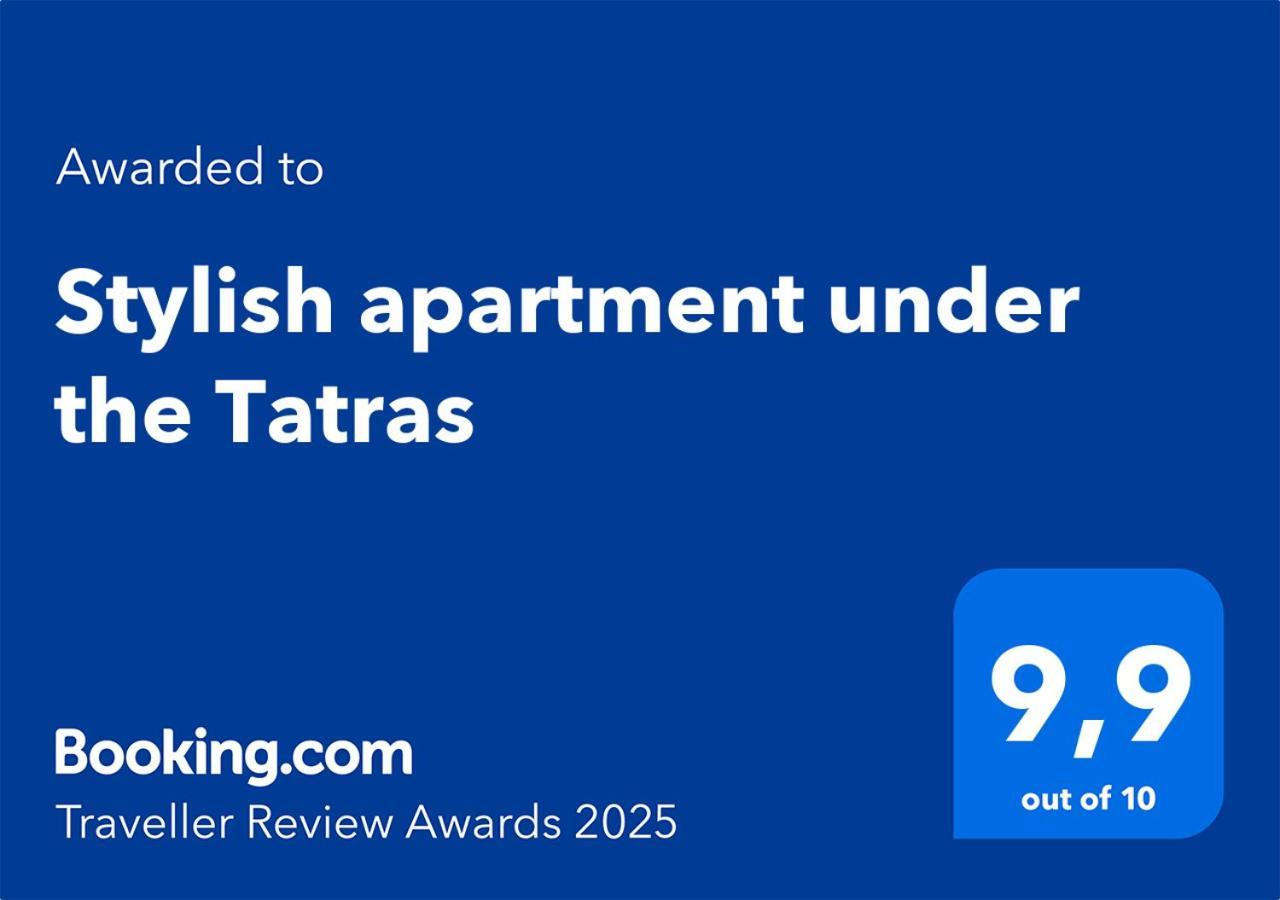 Stylish Apartment Under The Tatras Štrba Buitenkant foto